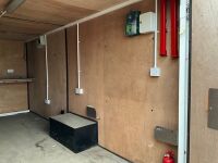 BOSS CABINS APPROX 15FT8" X 7FT6" SINGLE AXLE FAST TOW OPEN PLAN CONTAINER - 17