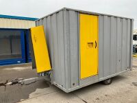 GROUNDHOG APPROX. 12FT X 7FT6" SINGLE AXLE TOWABLE WELFARE UNIT - 3