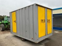 GROUNDHOG APPROX. 12FT X 7FT6" SINGLE AXLE TOWABLE WELFARE UNIT - 5