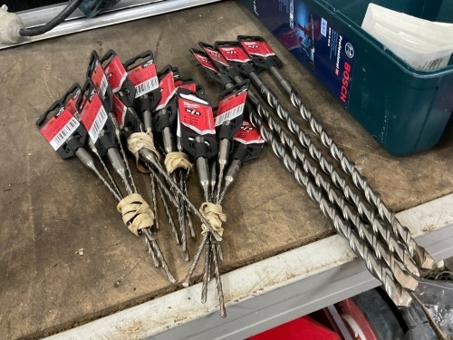 APPROX. 24No. ASSORTED UNUSED MILWAUKEE MASONARY DRILL BITS