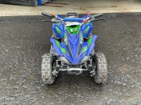 UNUSED 50cc 2 STROKE PETROL CHILDS QUAD & HELMET (BLUE) - 2