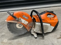 STIHL TS410 PETROL CONCRETE SAW & DUST SUPPRESSION TANK  - 2