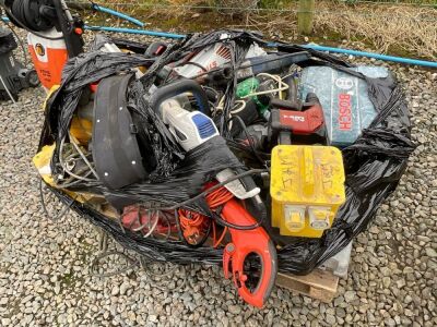 PALLET TO INC. LARGE SELECTION OF ASSORTED POWER TOOLS