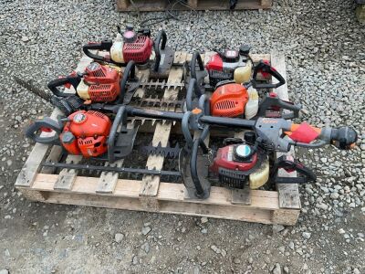 6No. ASSORTED PETROL HEDGE TRIMMERS & 1No. LONG REACH TRIMMER