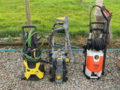 3No. ASSORTED POWER WASHERS