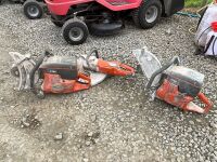 2No. HUSQVARNA K760 PETROL CONCRETE SAWS & 110v HUSQVARNA K4000 SAW - 5