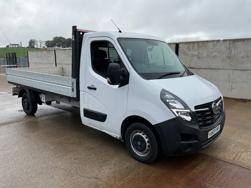 VAUXHALL MOVANO 3500 L3 H1 2.3 CDTI 135PS DROPSIDE PICK UP