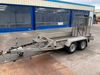 INDESPENSION APPRX. 8FT 4" X 4FT 6" 2700KGS TWIN AXLE PLANT TRAILER - 3