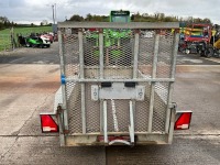 INDESPENSION APPRX. 8FT 4" X 4FT 6" 2700KGS TWIN AXLE PLANT TRAILER - 6