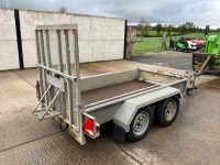 INDESPENSION APPRX. 8FT 4" X 4FT 6" 2700KGS TWIN AXLE PLANT TRAILER - 7