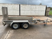 INDESPENSION APPRX. 8FT 4" X 4FT 6" 2700KGS TWIN AXLE PLANT TRAILER - 8