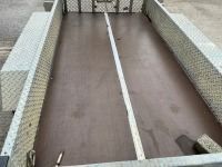 INDESPENSION APPRX. 8FT 4" X 4FT 6" 2700KGS TWIN AXLE PLANT TRAILER - 11