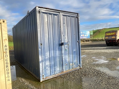 APPROX. 20ft x 8ft x 10ft ANTI VANDAL STORAGE CONTAINER