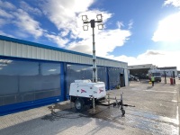 TOWERLIGHT SINGLE AXLE FAST TOW HYBRID LED LIGHTING TOWER