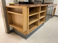 APPROX. 3350mm COUNTER RUN WITH HANDSINK - 3