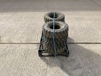  8No. FORKLIFT TYRES - 9