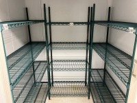 1No. TIERED STEEL WIRE SHELVING UNIT - 2