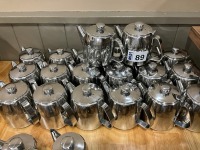 APPROX. 20No. STAINLESS STEEL TEAPOTS