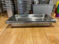 APPROX. 33No. ASSORTED STAINLESS STEEL GASTRONORM PANS & SELECTION OF LIDS - 2