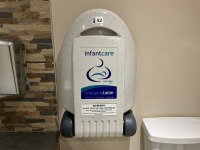CANNON HYGIENE INFANTCARE WALL MOUNTED CHANGING TABLE