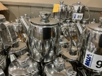 APPROX. 26No. SMALL SINGLE STAINLESS STEEL TEAPOTS - 3