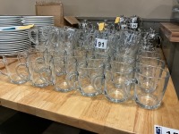 APPROX. 33No. CLEAR GLASS MUGS - 2