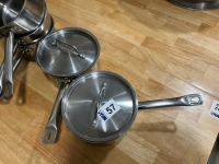 APPROX. 7No.ASSORTED SAUCEPANS & 2No. LIDS - 2