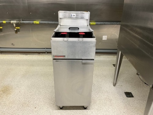 FASTFRI TWIN BASKET FRESTANDING FRYER (LPG)