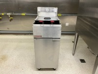 FASTFRI TWIN BASKET FRESTANDING FRYER (LPG)