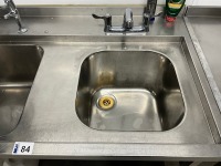 1500mm STAINLESS STEEL DOUBLE DRAINER WITH UPSTAND & MIXER TAP - 8