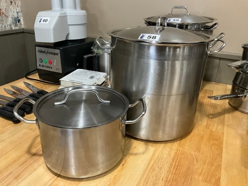 APPROX. 2No. ASSORTED SAUCEPANS & LIDS