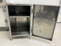 STAINLESS STEEL UPRIGHT FREESTANDING CABINET - 4