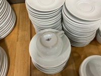 LARGE QUANTITY OF GALGORM BIELA COFFEE CUPS, ESPRESSO CUPS & SAUCERS - 6