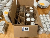 QUANTITY OF UNUSED SALT & PEPPER SHAKERS INC. APPROX. 16No. SALT & 9No. PEPPER - 5