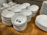 APPROX. 39No. GALGORM BIELA SMALL CEREAL/ SOUP BOWLS