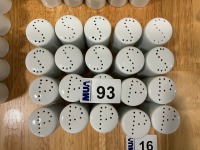 APPROX. 10No. SALT & PEPPER SETS WHITE - 2