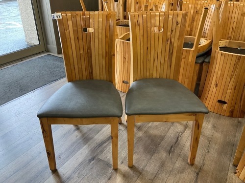 2No. DINING CHAIRS