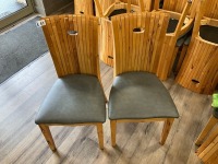2No. DINING CHAIRS - 2