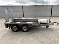 APPROX. 8ft x 4ft 2700KGS TWIN AXLE PLANT TRAILER - 2