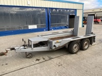 APPROX. 8ft x 4ft 2700KGS TWIN AXLE PLANT TRAILER - 4