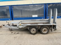 APPROX. 8ft x 4ft 2700KGS TWIN AXLE PLANT TRAILER - 5