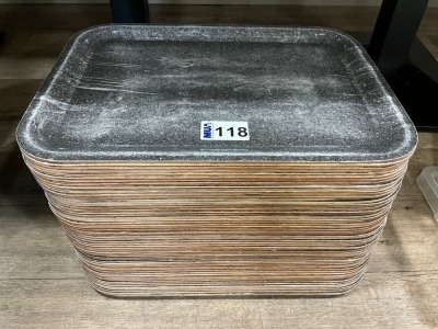 APPROX. 60No. GENWARE SERVING TRAYS