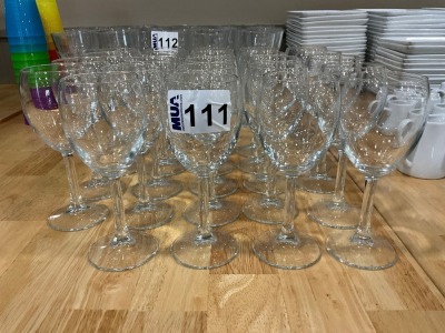 APPROX. 24No. WINE GLASSES