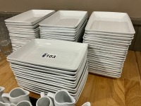 APPROX. 70No. RECTANGULAR PLATES - 2