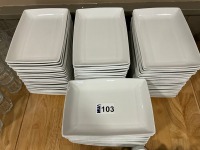 APPROX. 70No. RECTANGULAR PLATES - 3