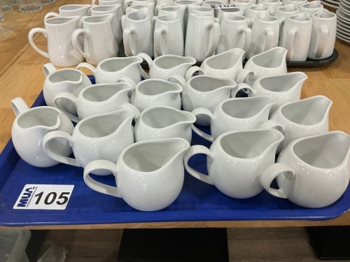 APPROX. 17No. GENWARE MILK JUGS