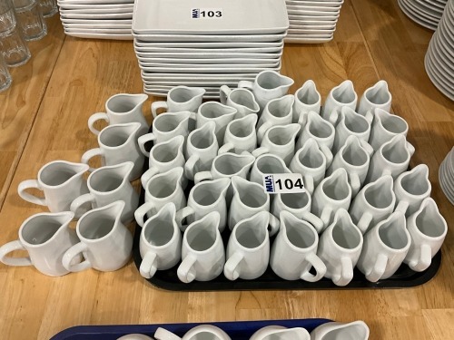 APPROX. 40No. ASSORTED GRAVY JUGS