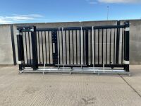 APPROX. 20ft x 6ft UNUSED ELECTRIC SLIDING METAL GATE