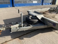 IFOR WILLIAMS APPROX. 12FT 7" X 6FT 3" TWIN AXLE 3500KG PLANT TRAILER  - 4