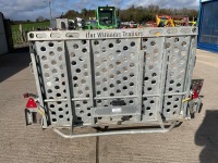 IFOR WILLIAMS APPROX. 12FT 7" X 6FT 3" TWIN AXLE 3500KG PLANT TRAILER  - 7